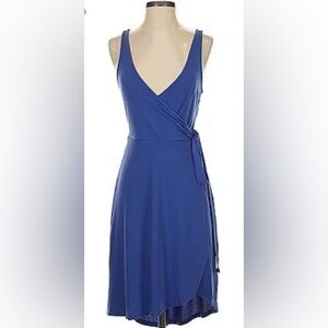 Express Blue Sleeveless A-Line Cocktail Dress